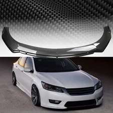 Carbon Fiber Front Bumper Lip Spoiler Splitter Kit For HONDA ACCORD