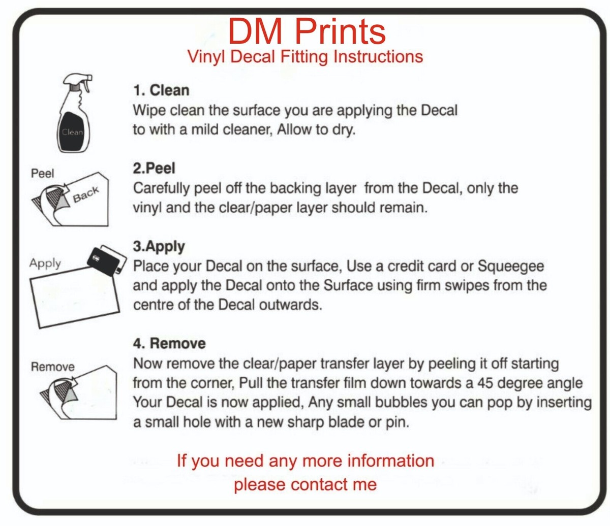 DM UK Oval Self-Adhesive Vinyl Sticker - 95x55mm, Glossy, For Car, Van, Camper, Motorhome