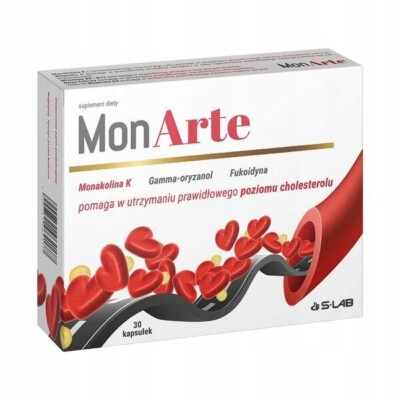Monarte Monacolin K 30/60/90 Kapseln 3mg Gamma-oryzanol Fucoidin Cholesterin
