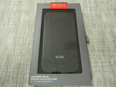 TUMI LEATHER FOLIO FOR MOTO Z DROID EDITION, PLEASE READ!!! 4045
