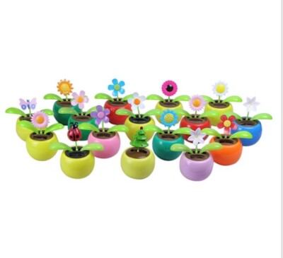 Solar Dancing Toy Flower Assorted style Solar Powered Dancing