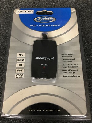 AXXESS AIP-TY01-ID Auxiliary Input Connects iPOD to Factory Radio 