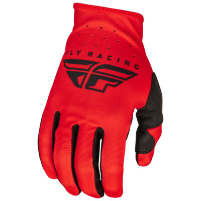 Fly Racing 2023 Lite Motocross Handschuhe für Erwachsene (rot/schwarz)