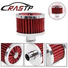 Red Extra Flow 1" to 1-1/4" Push In Valve Cover Baffle Breather Vent Filter