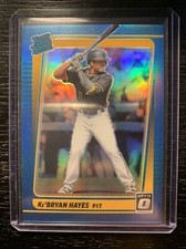 2021 Optic Ke’Bryan Hayes Rated Rookie Carolina Blue /50 PIT Pirates #43 RC  SSP
