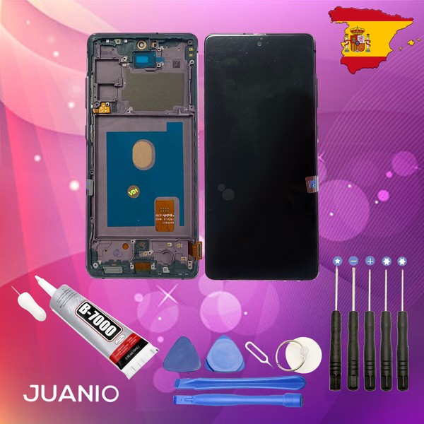 Pantalla LCD + Vidrio Táctil con Marco para Samsung Galaxy S20 FE 6.5" Púrpura