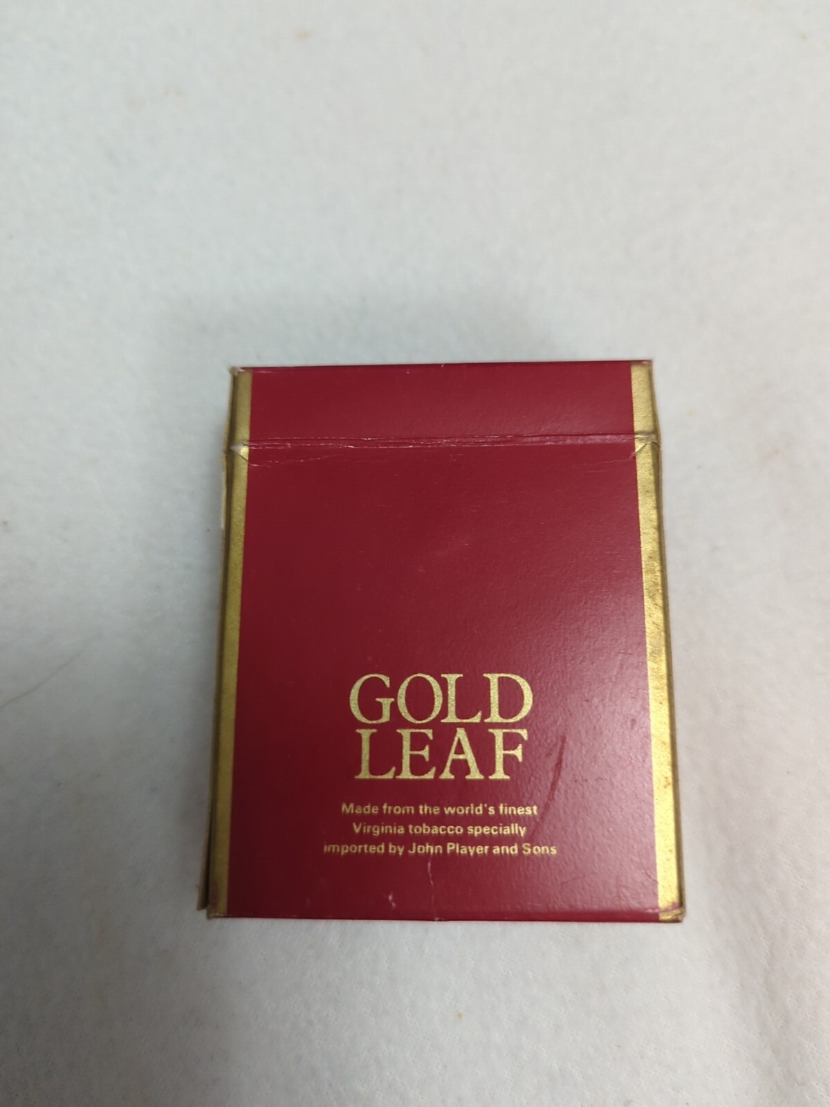 Vintage Rare Players Gold Leaf Cigarette Packet eBay