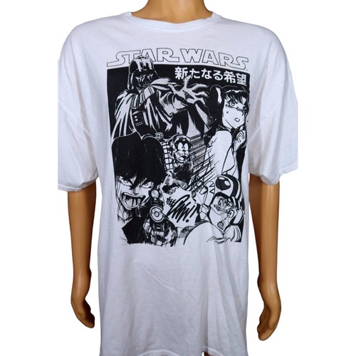 Star Wars T Shirt Size 2XL XXL Anime Japanese White - Picture 2 of 4