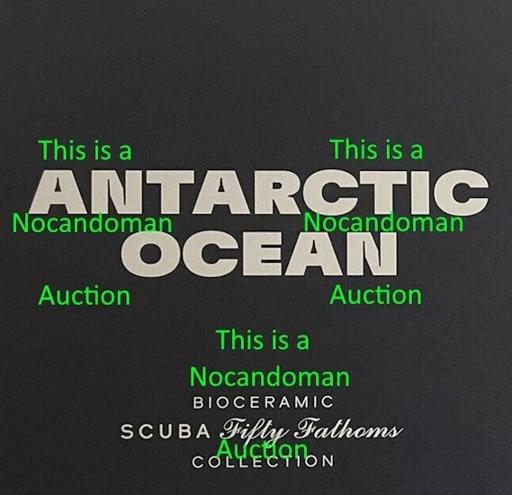 Blancpain — SWATCH BLANCPAIN ANTARCTIC OCEAN SCUBA FIFTY FATHOMS DIVER WATCH FRE SHP 50 MOON