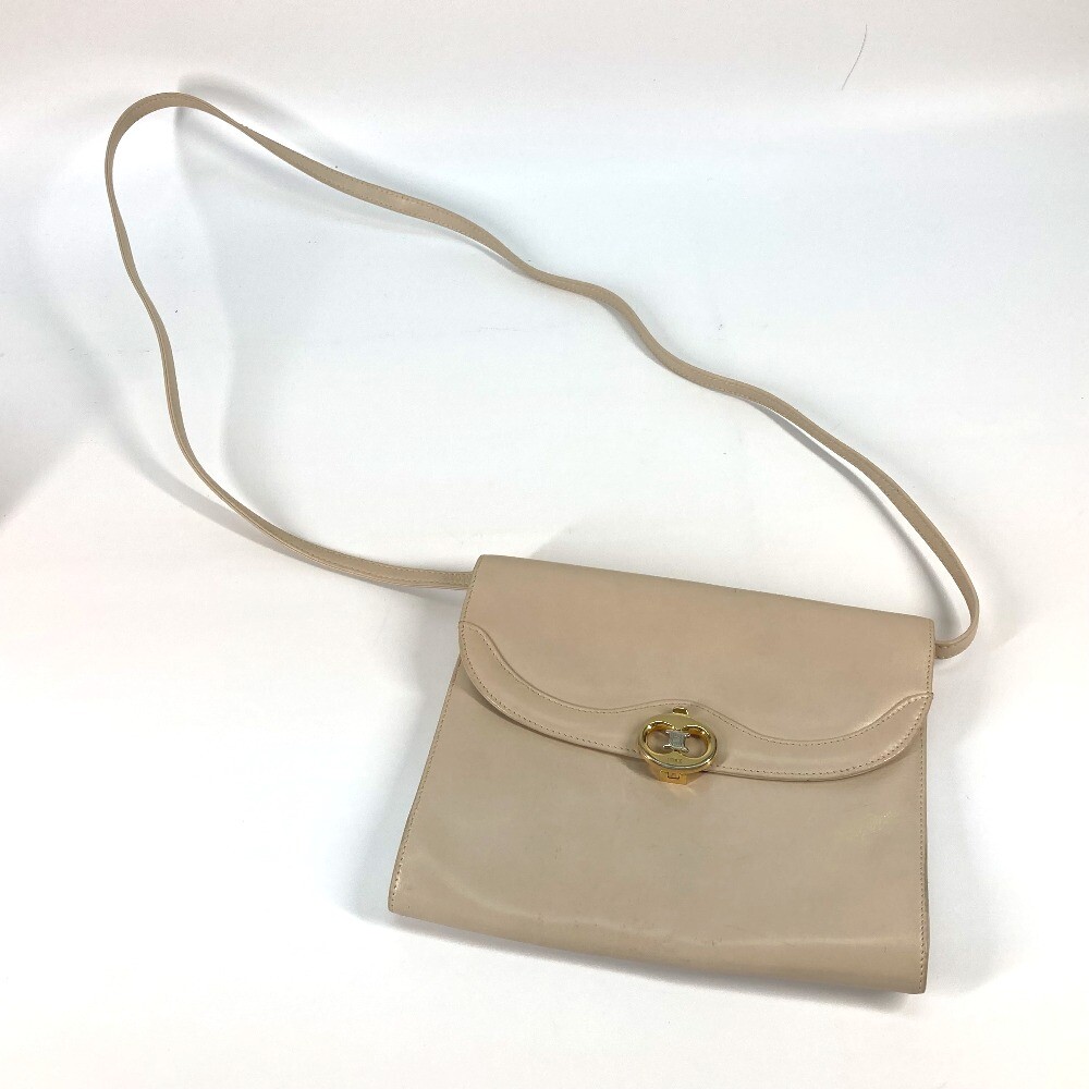 CELINE ♡ Vintage ♡ Valetta CELINE Pochette Bag Crossbody Triomphe Vintage 2WAY Clutch