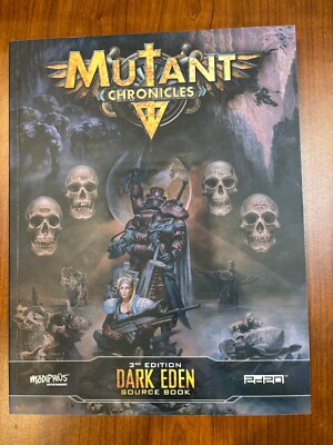 Mutant Chronicles RPG 3rd Edition Dark Eden Sourcebook Modiphius