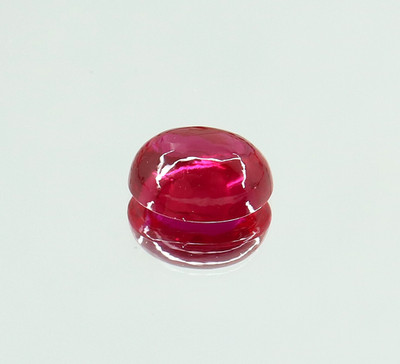 AAA Natural Burma Red Ruby Oval Cabochon Cut Certified Loose Gemstone 5.70 Ct