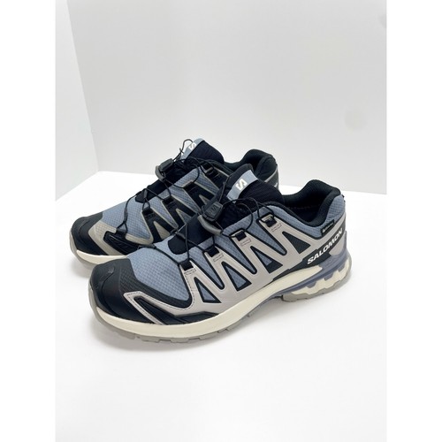 Salomon XA PRO 3D V9 GTX Gore-Tex Flint Stone Ghost Grey Men Outdoors L47270600 - Picture 2 of 9