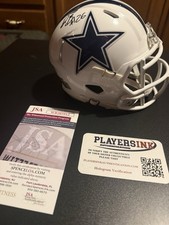 Daron Bland autograph autographed Dallas Cowboy’s Mini Helmet.  2x authenticated