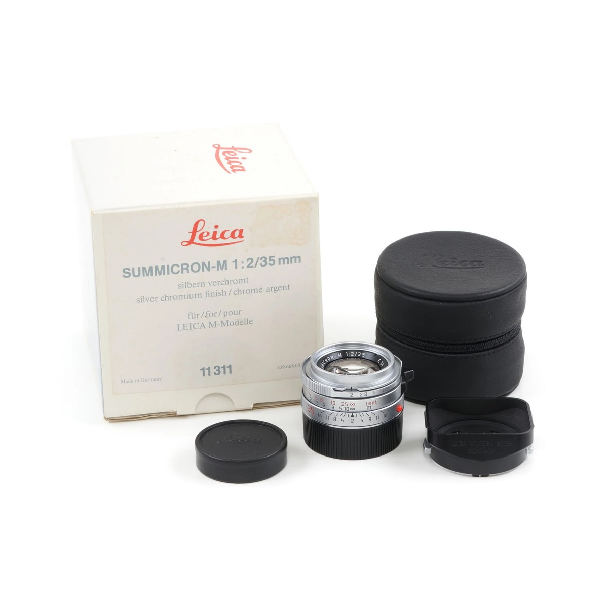 LEICA 35MM F2 SUMMICRON-M SILVER 4TH VERSION KING BOKEH GERMANY