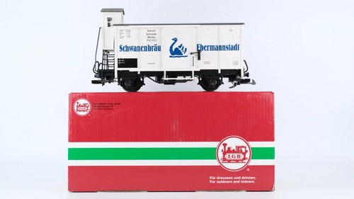 LGB G 42266 Bierwagen mit Bremserhaus Schwanenbräu Ebermannstadt DRG | Condition: Gebraucht