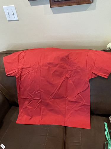 Disney Donald Duck Red Crewneck T-shirt XL NEW. “ Totally Quacked ”. - Picture 10 of 14