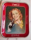 Coca Cola Tray 1948 "Have A Coke" Vintage Antique Red Hair - 1st Edition