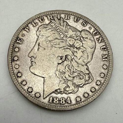 1884-O Morgan Silver Dollar $1 New Orleans Mint Mark VG/F 90% Silver