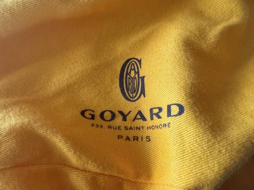 BAG Goyard Empty Paris Genuine Yellow Small (1 Bag)