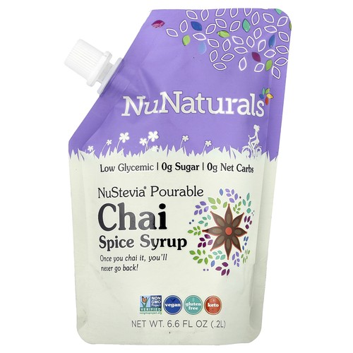 NuStevia® Pourable Chai Spice Syrup, 6.6 fl oz,  (0.2 l)