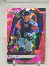 2025 Panini Prizm- Walker Janek (RC) PINK ICE PRIZM #174 ASTROS