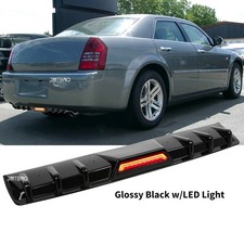 For Chrysler 300 C S Rear Lower Bumper Diffuser Lip Spoiler W Led Brake Light For Chrysler 300 C S Rear Lower Bumper Diffuser Lip Spoiler W Led Brake Light