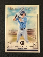 Carson Williams 2024 Panini Boys Of Summer /275 Rays 