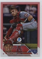 2023 Topps Series 1 1st Edition Hot Pink Foil /10 Max Stassi #85 0a6