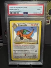 1999 POKEMON GAME MOVIE MOVIE PROMO #5 DRAGONITE PSA 9