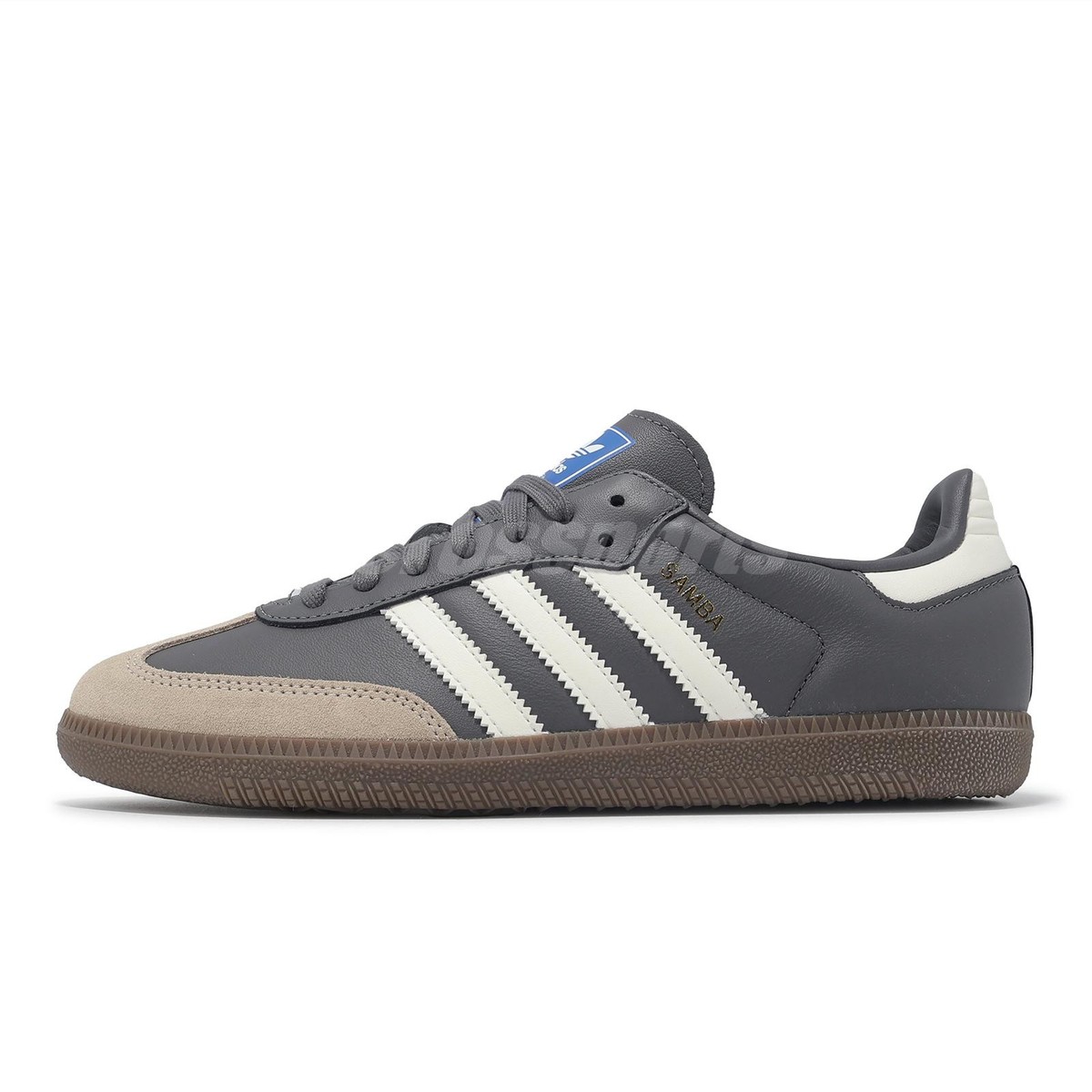 adidas Originals Samba OG Grey Chalk White Gum Men Unisex Casual