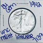 1942 BU UNCIRCULATED WALKING LIBERTY SILVER HALF DOLLAR AUTHENTIC U.S. MINT 7139