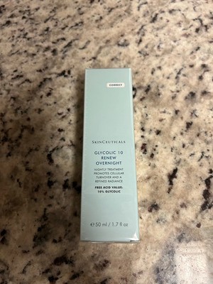 SkinCeuticals GLYCOLIC 10 RENEW OVERNIGHT 50ml / 1.7oz  Brand New Sealed Box