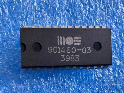 2 CHIP: MOS 901460-03/901486-07 Chip für Commodore VC 20 Floppy 1541 #39/49 83