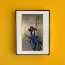 Kazutoshi Sugiura Rare A.P "IRIS No. 78" 1988 Silkscreen Print 22x29