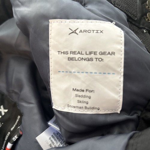 Arctix Kids Snow Pants with Reinforced Knees and Seat Black Sz Small 8 NWT - Picture 11 of 11