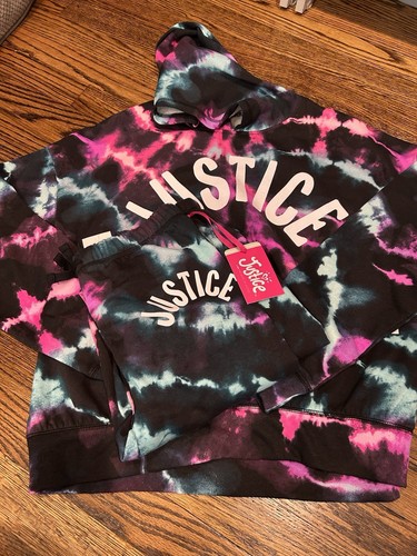 Justice Two 2 Piece Sweatsuit Girls Large XL New With Tags Hoodie Sweatpants - Picture 19 of 22