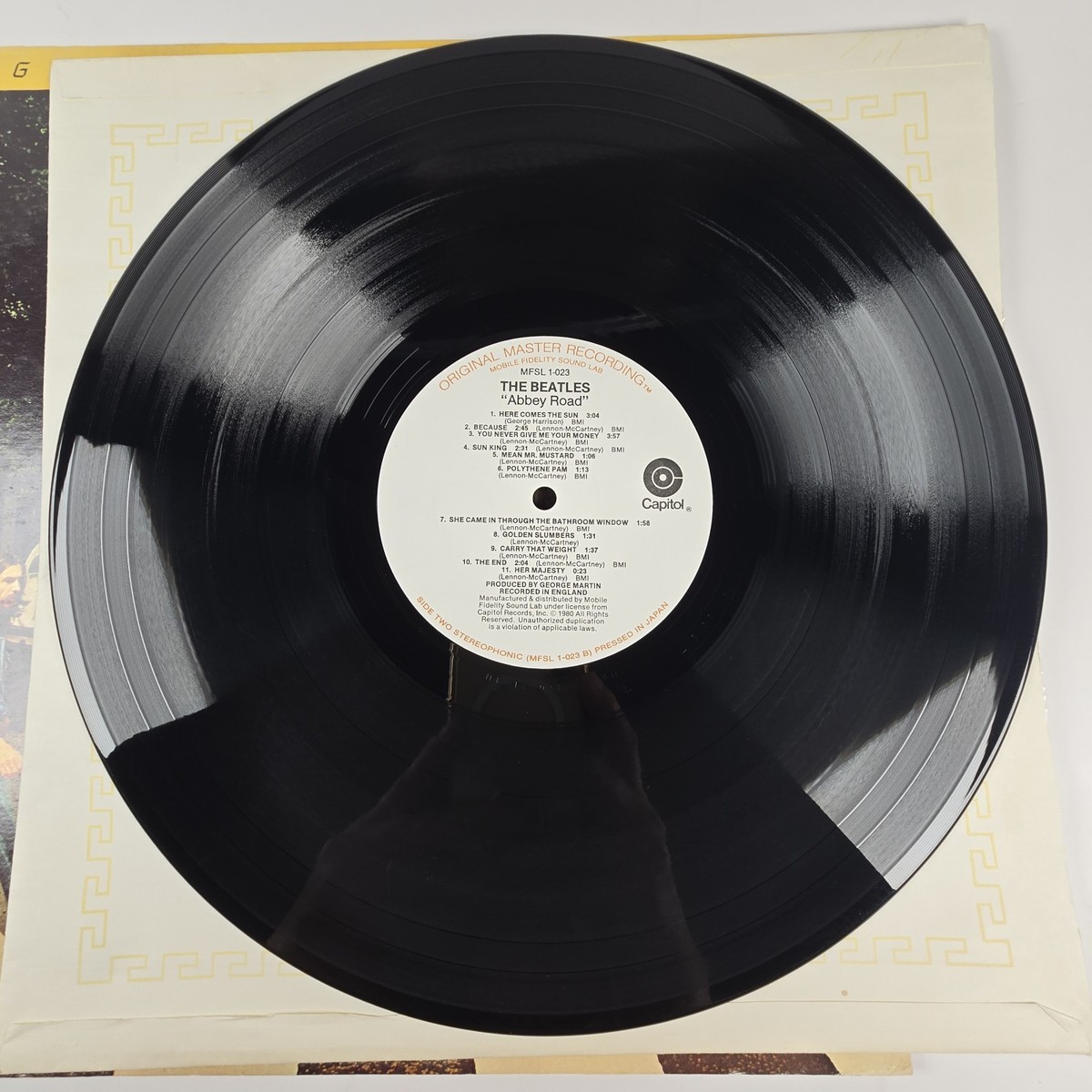The Beatles Abbey Road LP Vinyl MFSL 1-023 Mobile Fidelity Japan