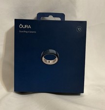 Oura Ring 4 Ceramic Midnight Blue, Size 10 Sm...