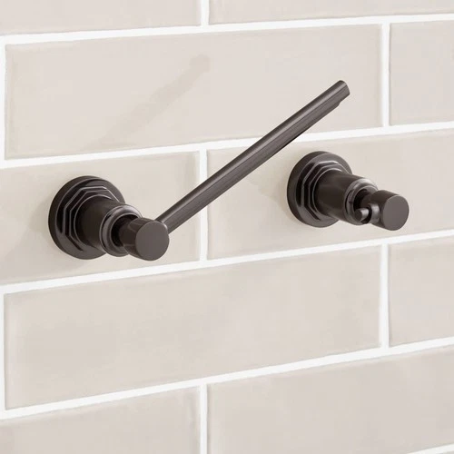 447225 Greyfield Wall Mounted Pivoting Toilet Paper Holder - Picture 2 of 9
