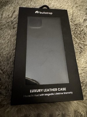 Brand New BULLSTRAP Ocean Leather Case - iPhone 14 Plus -  Magsafe (Black)