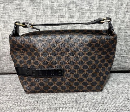 Celine Mini Macadam Vanity Bag Brown Italy Made