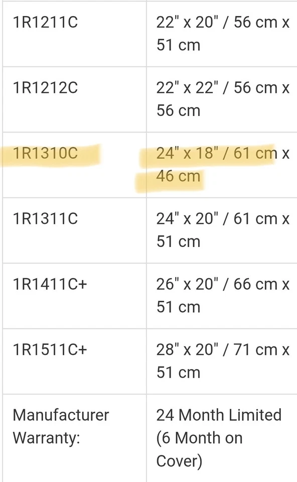 Cojín ajustable ROHO ALTO PERFIL compartimento individual ***23,5x18,25x4,25*** Foto 3 de 4