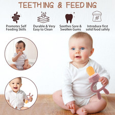 Baby Breastmilk Popsicle Molds  Baby Fruit Feeder 2 Pack , Baby Food Freeze...