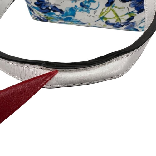 Bolso de Mano Brooks Brothers Estampado Floral Lona y Cuero Borde Saco Defectos Leer - Imagen 18 de 21