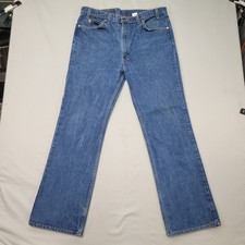 Vintage Levis 517 Orange Tab Bootcut Jeans 0697 38x32 Denim Original Levis