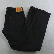 Levis 517 Jeans Mens 34x34 Black Bootcut Western Cowboy Denim Ranch Riding Pants