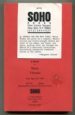 Maria THOMAS / Antonia Saw the Oryx First Uncorrected Proof 1st 1987