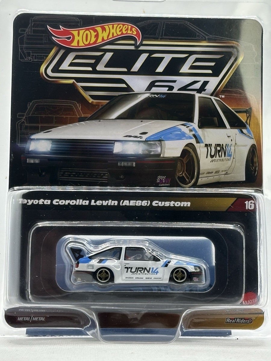 Hot Wheels Elite 64 Toyota Corolla Levin (AE86) Custom Turn