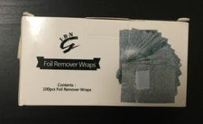 100Pcs Nail Polish Remover Nail Foil Wraps Nail Gel Remover Soak off Foils